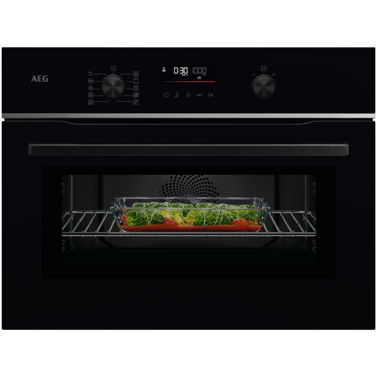 AEG TK6NK50FB Inbouw oven met magnetron Zwart