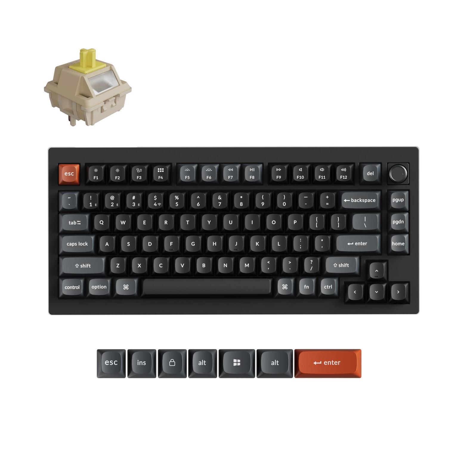 Keychron V1 Ultra 8K banana toetsenbord