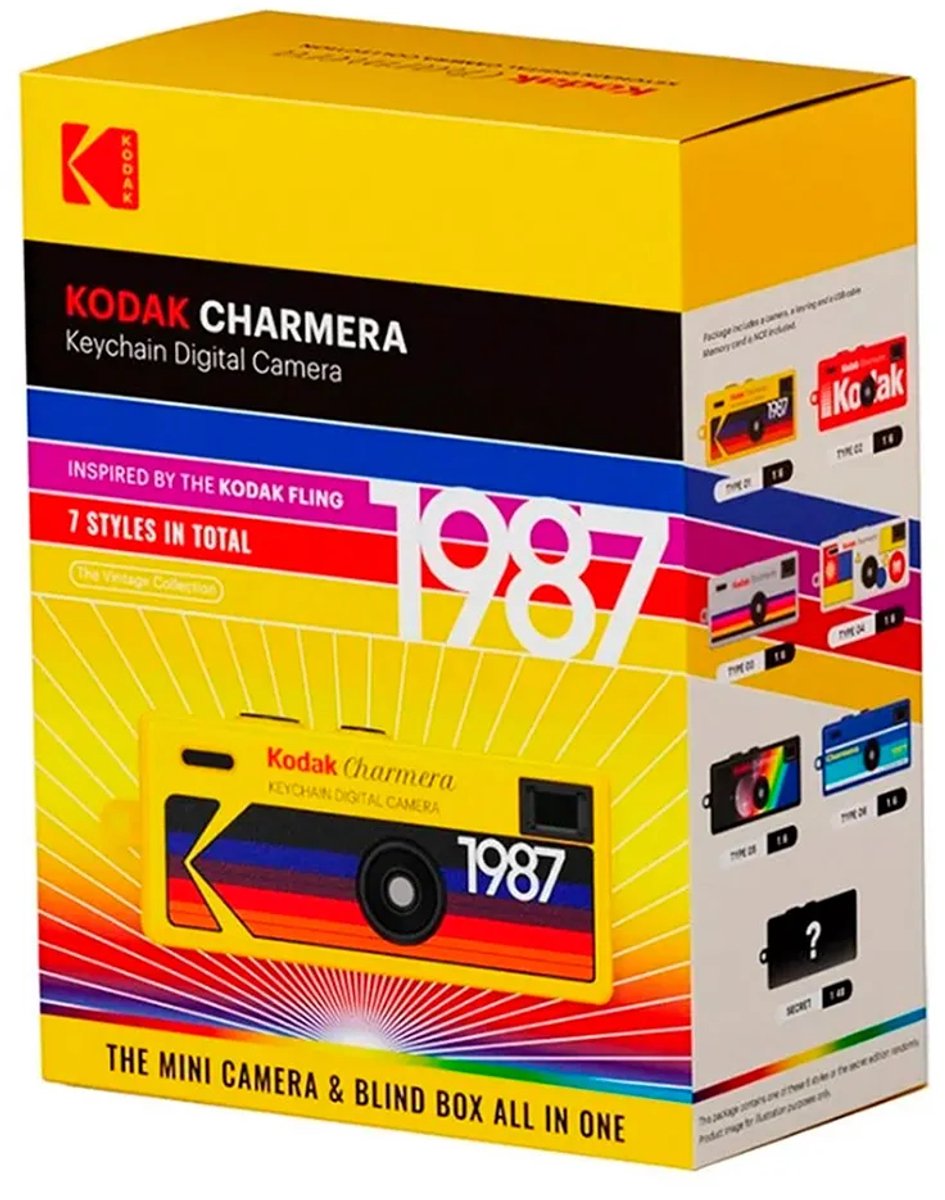 Kodak Charmera Keychain - Digitale Sleutelhanger Camera - Blind Box - 1 Stuk - Verrassingsmodel - Losse blind box