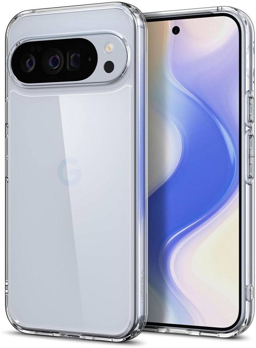 Spigen Ultra Hybrid Hoesje Geschikt voor Google Pixel 10 Pro XL - Back Cover met Air Cushion - Transparant