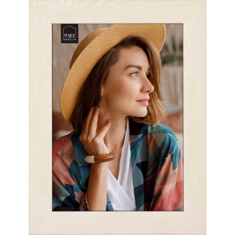 Haes Deco Kunststof fotolijst Chester creme voor 1 foto formaat 15x20 -SP14120