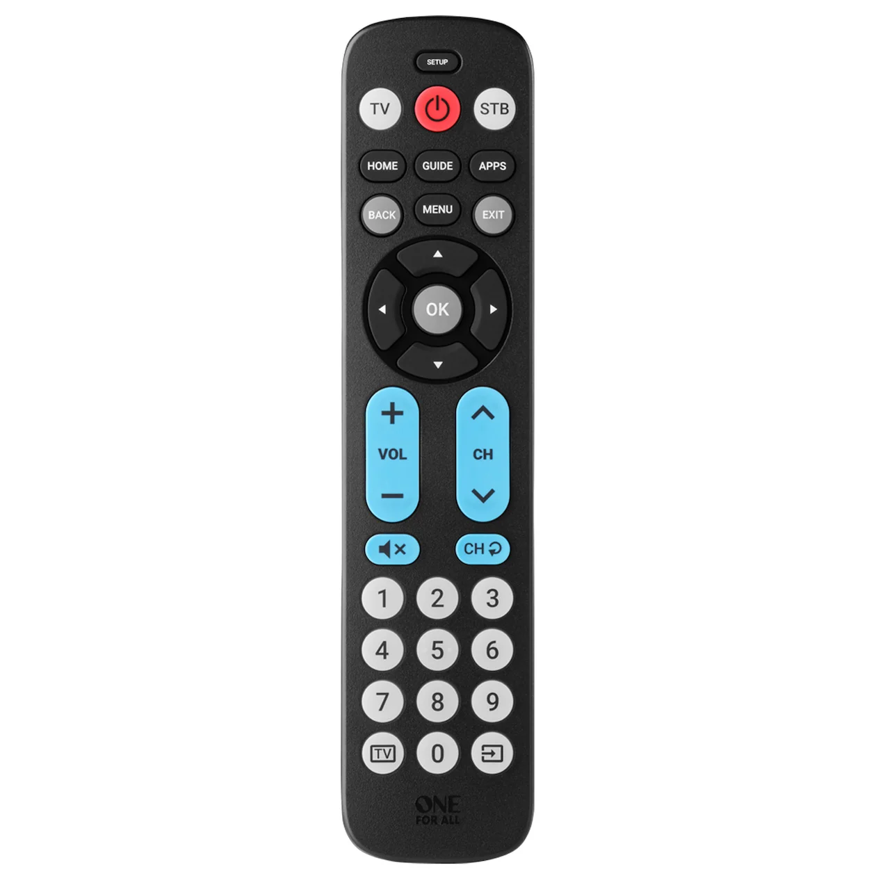 OneForAll URC6821 Afstandsbediening Zwart