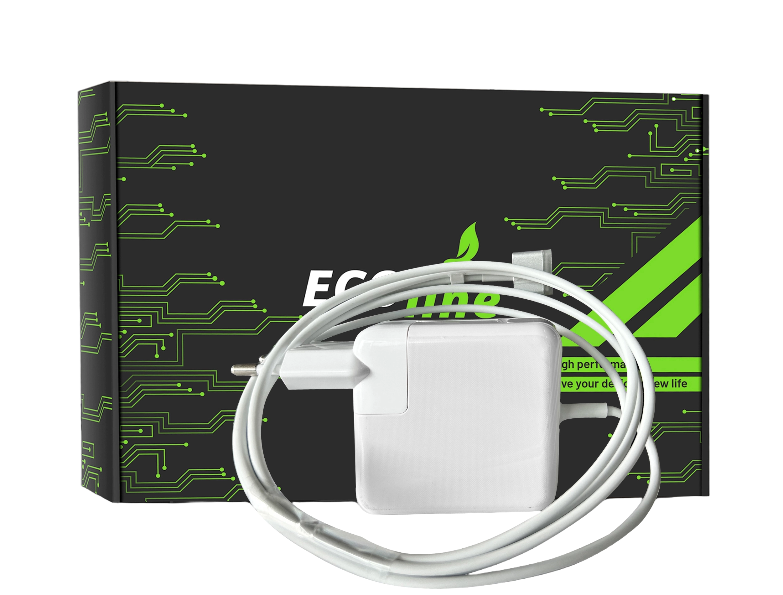 EcoLine - Oplader / AC Adapter - Compatibel Met De Apple Macbook Air 13 A1466 - Magsafe 2 - 14.5V 3.05A 45W
