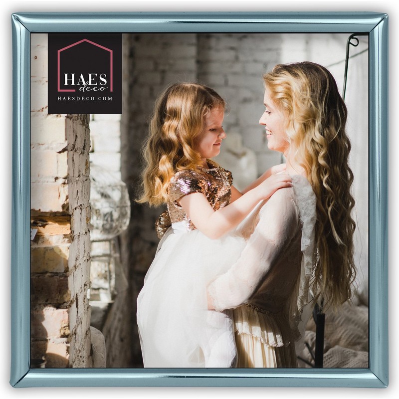 Haes Deco Verzilverde Fotolijst Como voor 1 foto van 13x13 cm - VP12113-1