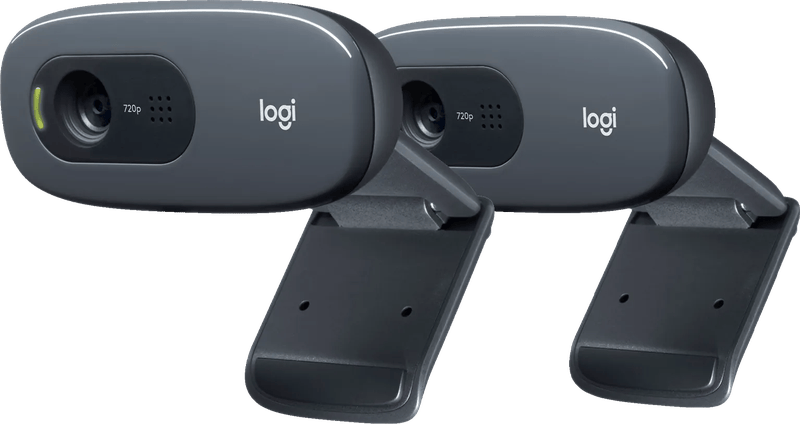 Logitech C270 HD-Webcam Duo Pack