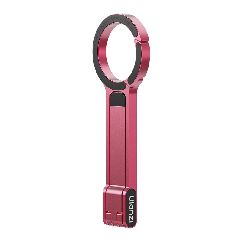 Ulanzi MA30 mini smartphone statief magnetisch met karabijnhaak rood