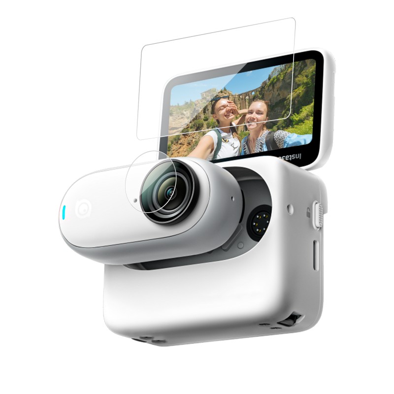 Telesin screenprotector-set gehard glas voor Insta360 GO 3
