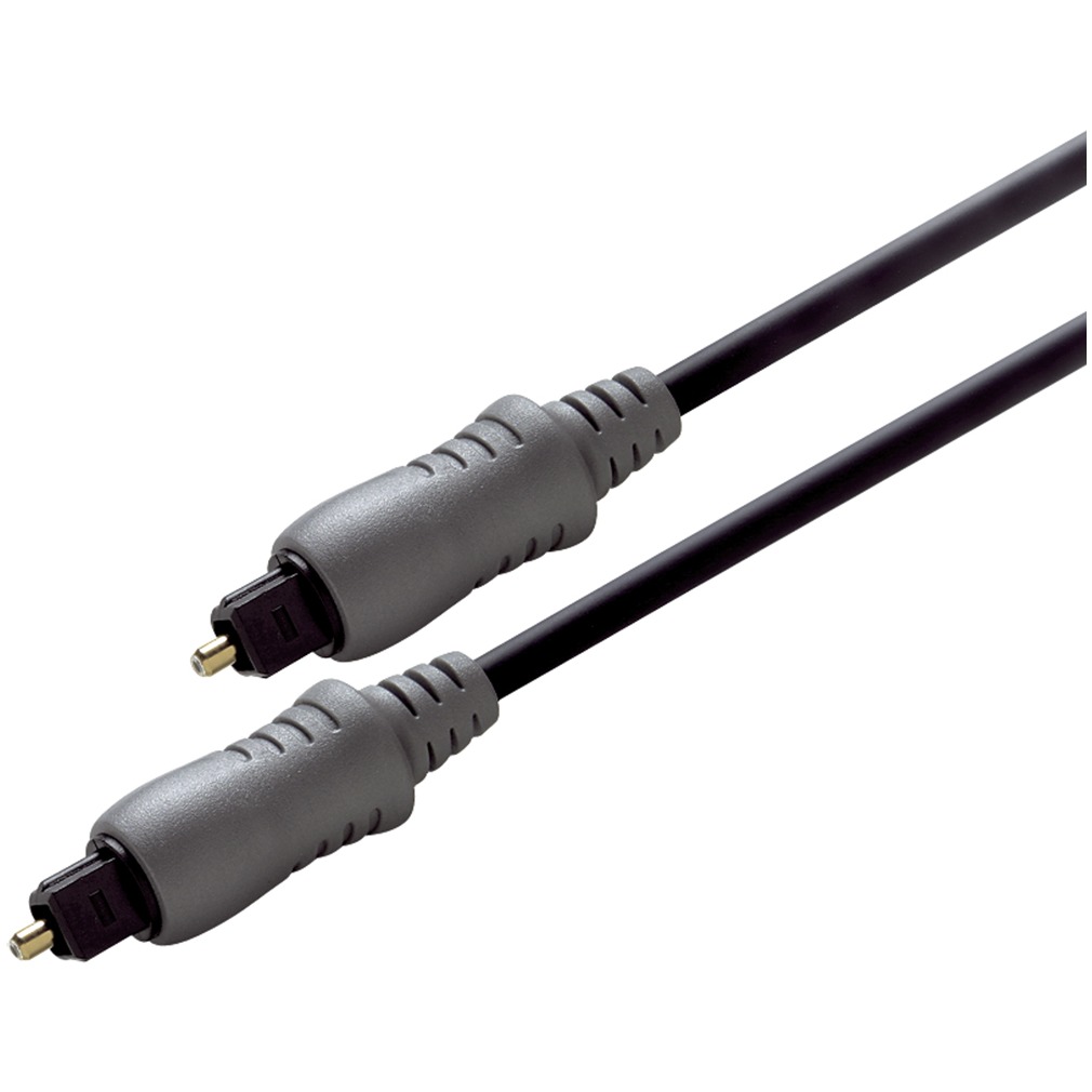 Scanpart Toslink optical audio kabel 1,5m Optische kabel Zwart
