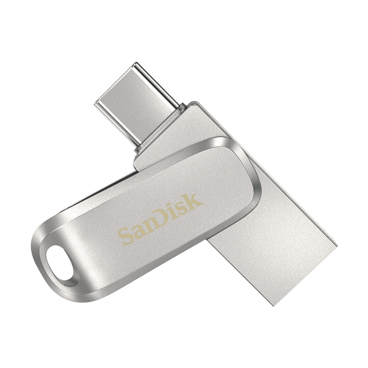 SanDisk Dual Drive Ultra 3.1 Luxe 256GB (USB-C) USB-sticks Grijs