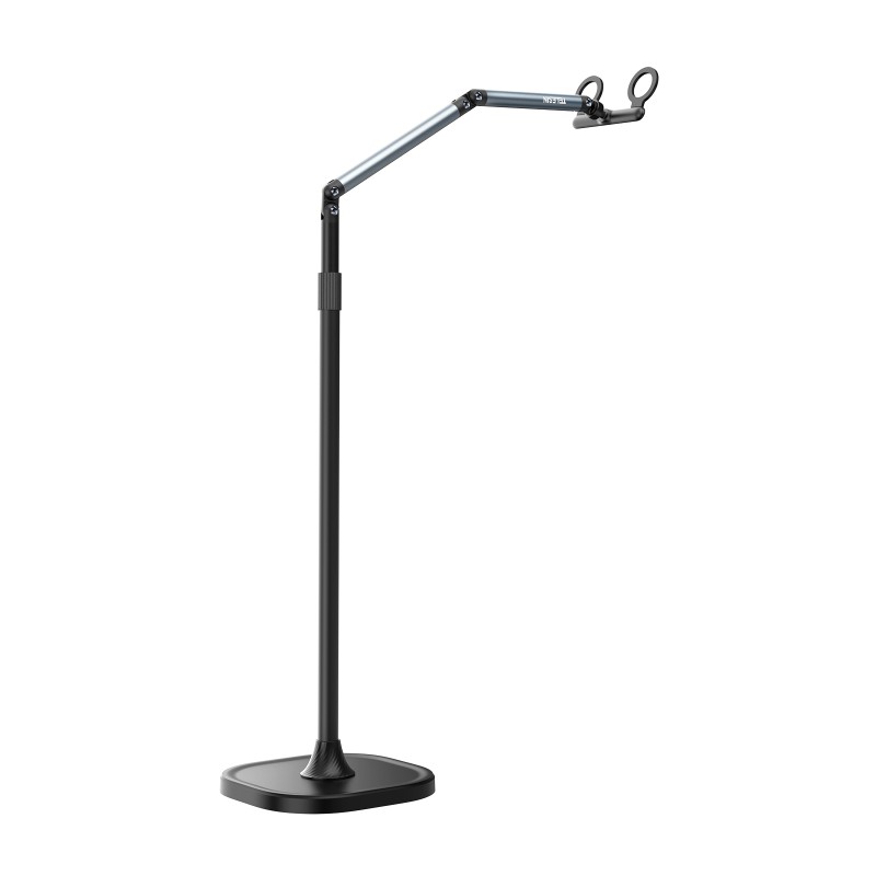 Telesin Magnetic Floor Stand Pro+ voor 2 smartphones - magnetische vloerstatief met dubbele telefoonhouder